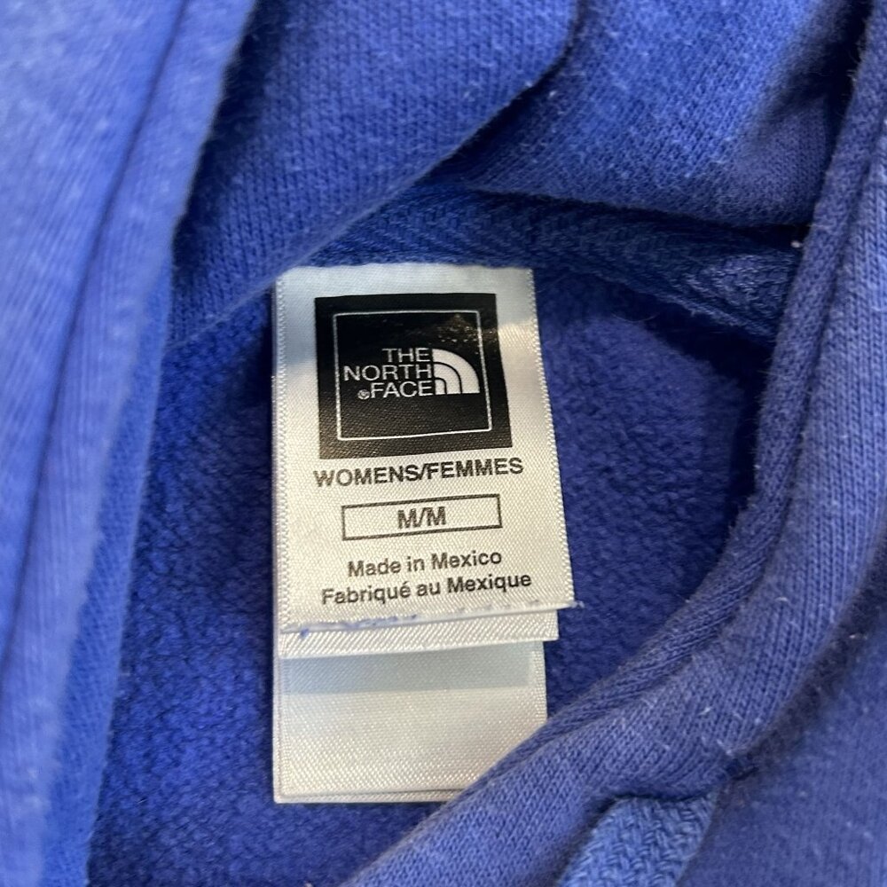 The North Face Medium Pullover Hoodie Sweatshirt Purple Graphic Logo Outdoor - Picture 4 of 10